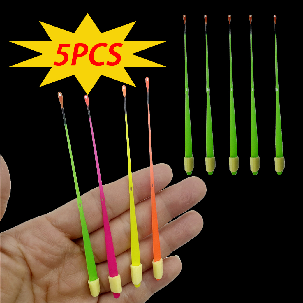 Fishing Rod Combo - 5er-Set Angelruten-Spitzen aus ABS, Mini-Oberschaften für