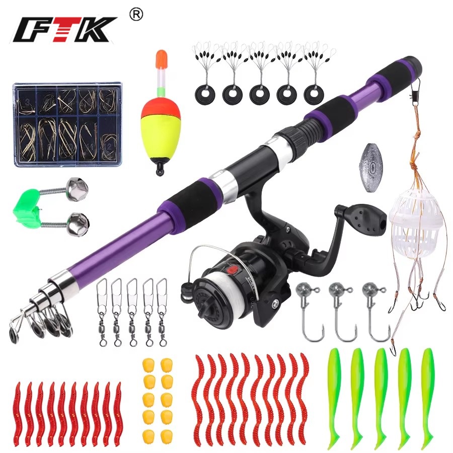 FTK 1,8 M Tragbare Spinning An – Fishing Rod Spinning Bewertung und Preis